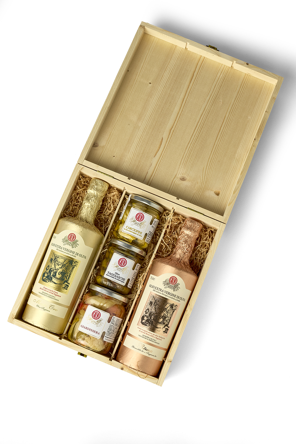 Cofanetto legno Extravergine e Sottoli